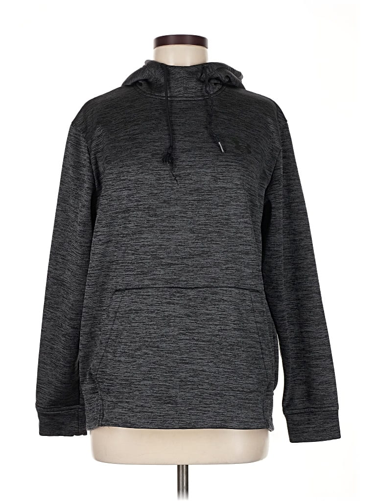 Pre-owned Under Armour Pullover Hoodie In Gray