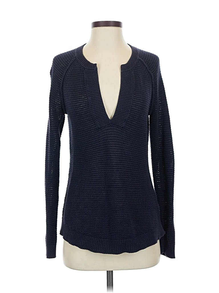 Pre-owned Banana Republic Pullover Sweater In Blue