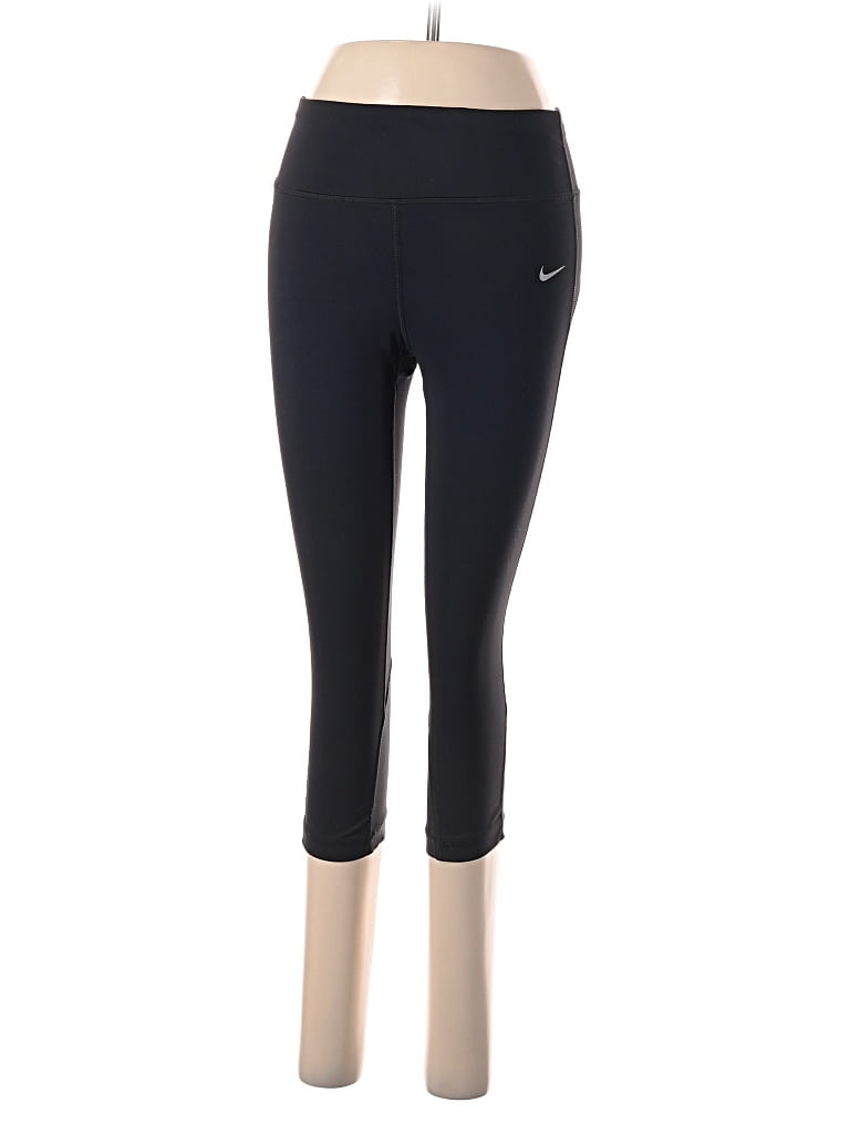 Pre-owned Nike Active Pants In Black