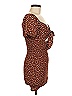 iris 100% Polyester Animal Print Brown Casual Dress Size M - photo 4