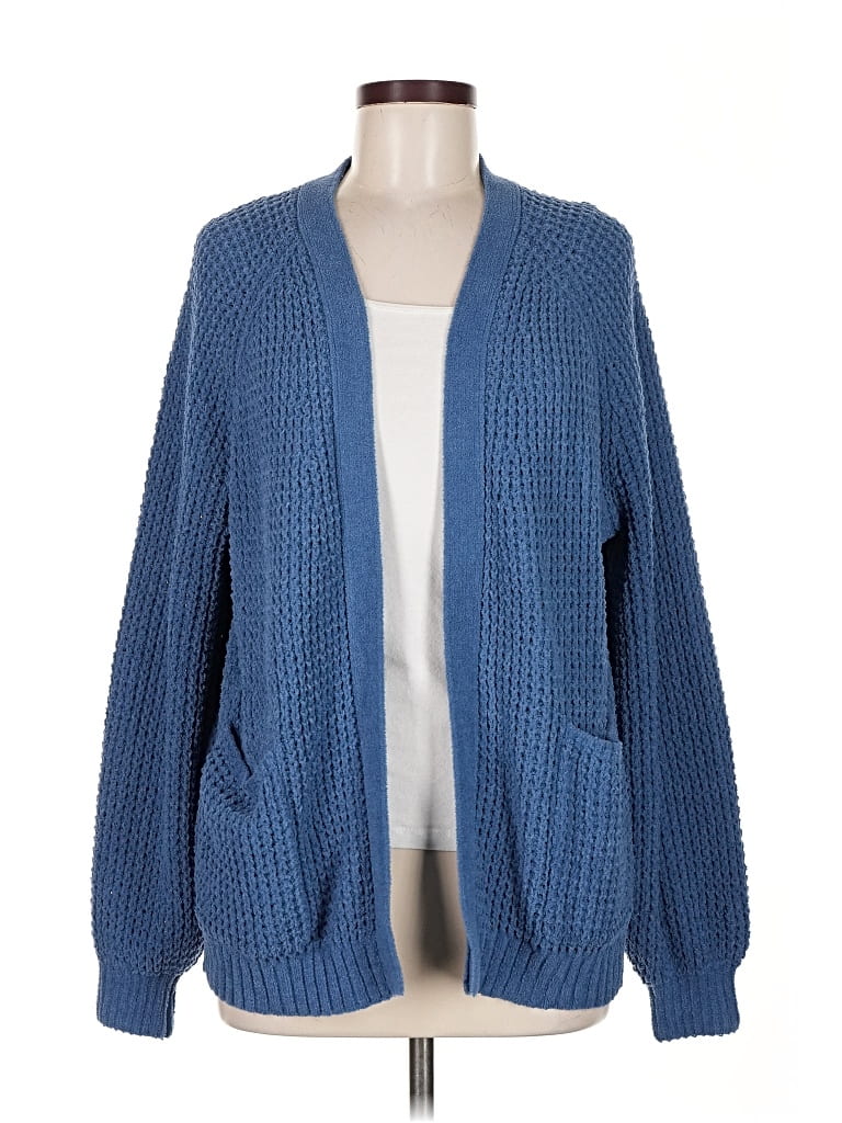 Pre-owned American Eagle Outfitters Cardigan Sweater In Blue