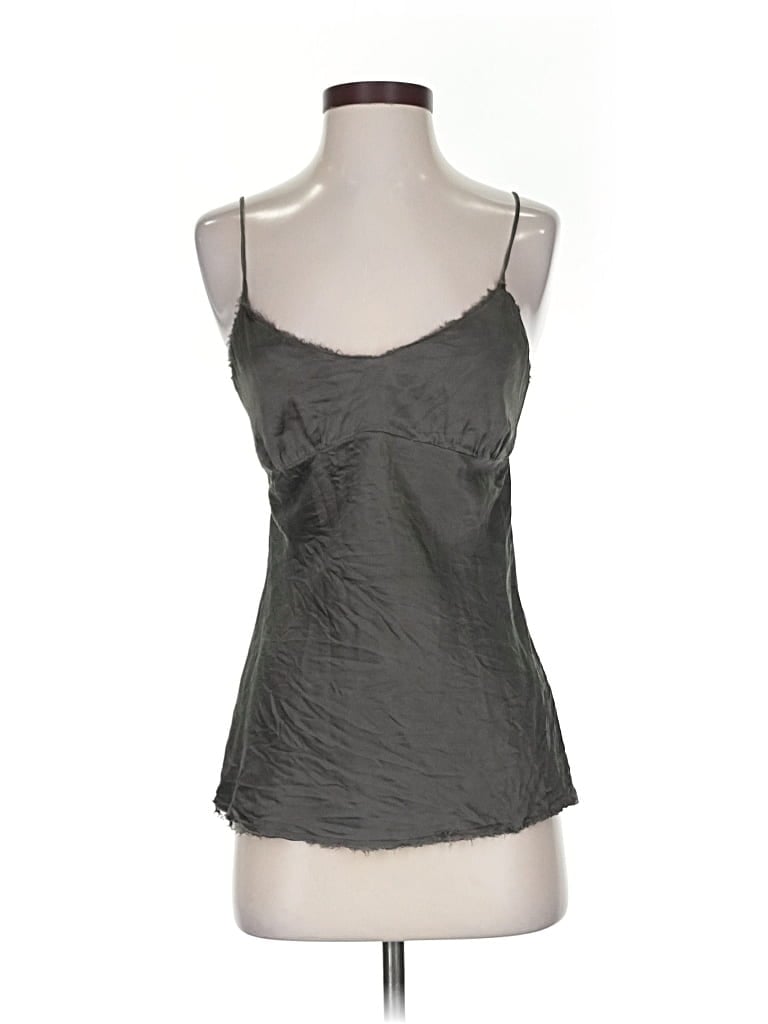 Pre-owned Vince Sleeveless Top Gray Sweetheart Neckline Tops