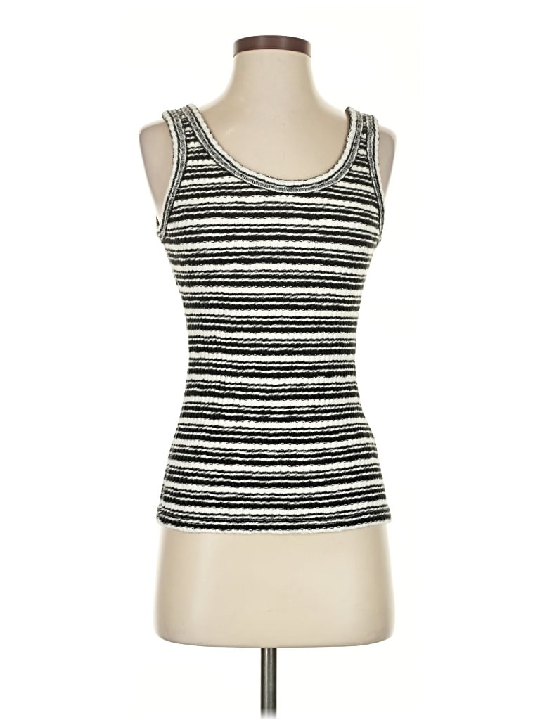 Pre-owned Everlane Tank Top Silver Scoop Neck Tops