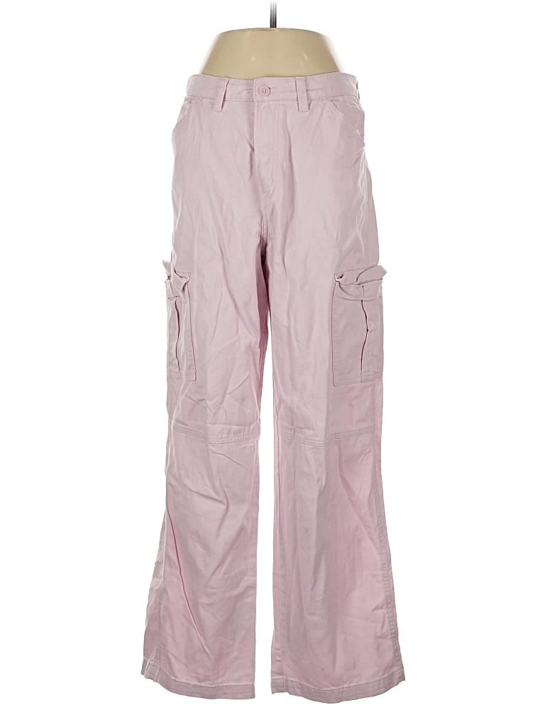 Pre-owned Divided By H&m Cargo Pants In Pink