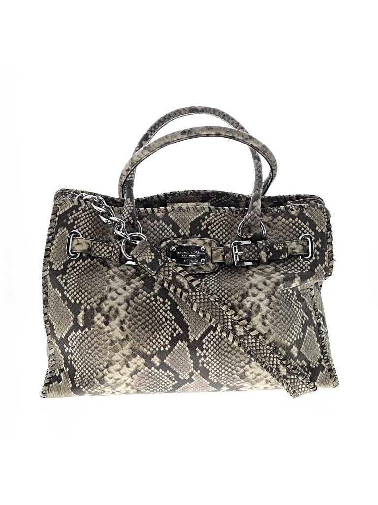 Pre-owned Michael Michael Kors Leather Satchel In Brown