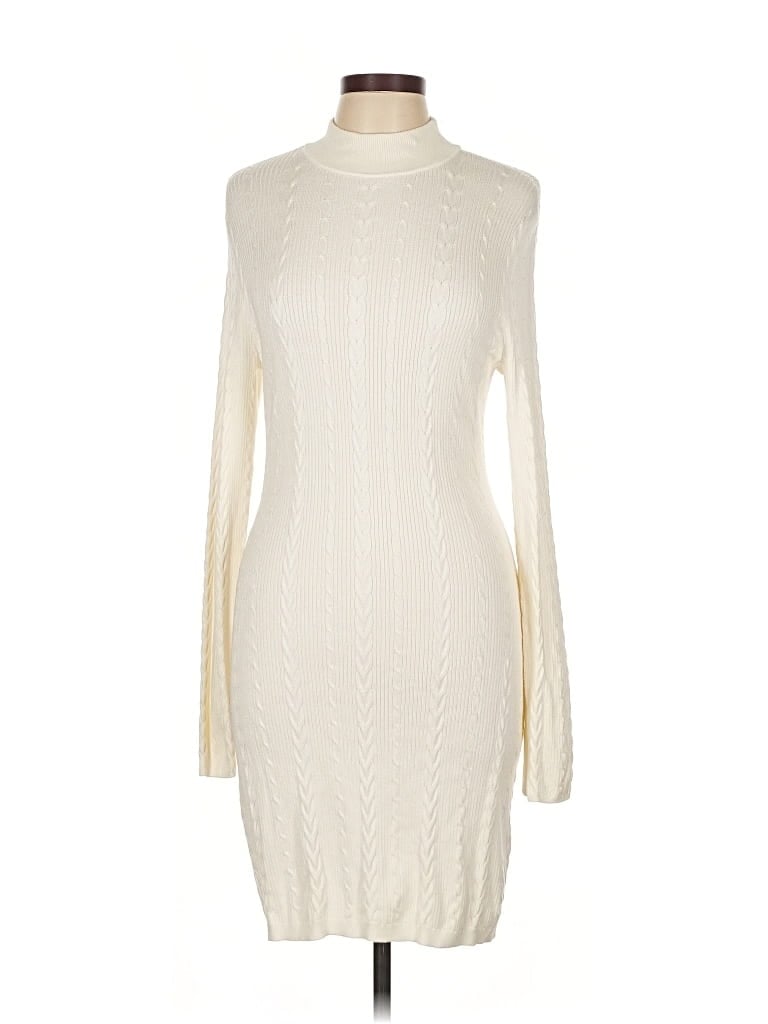 Pre-owned Abercrombie & Fitch Casual Dress In White