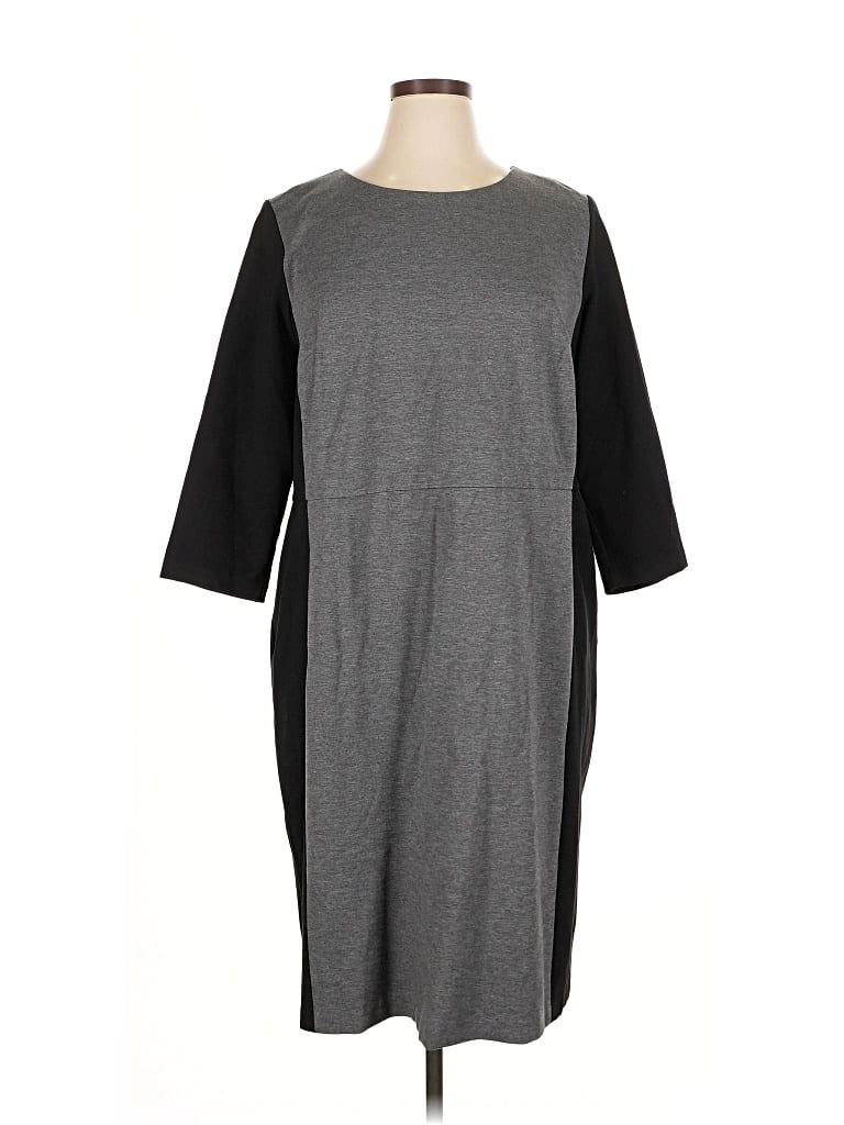 Pre-owned Talbots Casual Dress In Gray