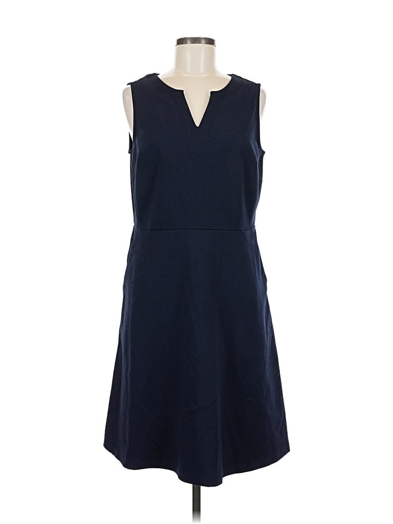 Pre-owned Croft & Barrow Casual Dress In Blue
