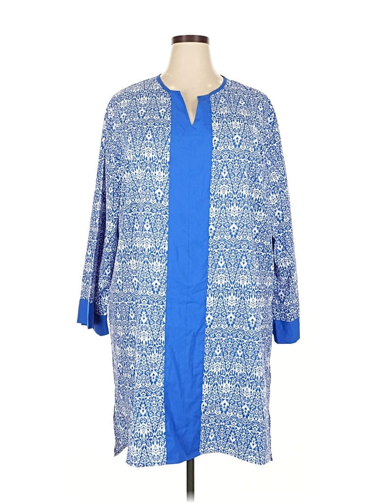 Pre-owned Coolibar Casual Dress In Blue