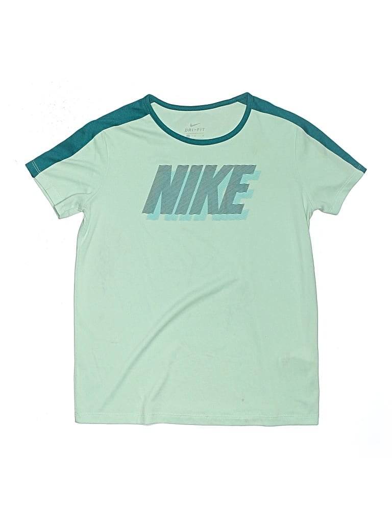 Pre-owned Nike Kids' Active T-shirt In Green