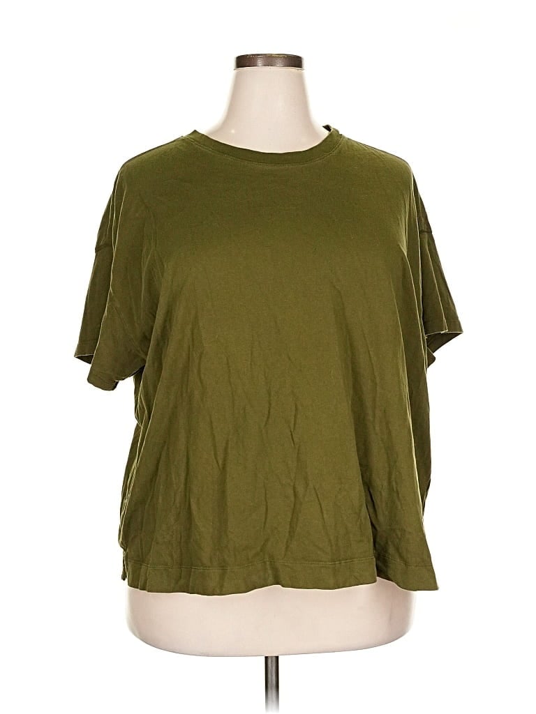 Pre-owned Old Navy Short Sleeve T-shirt In Green