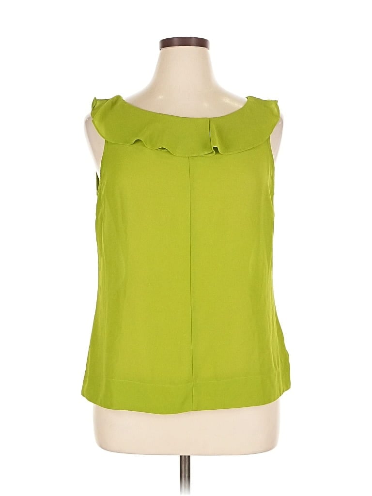 Pre-owned Worthington Sleeveless Blouse In Green