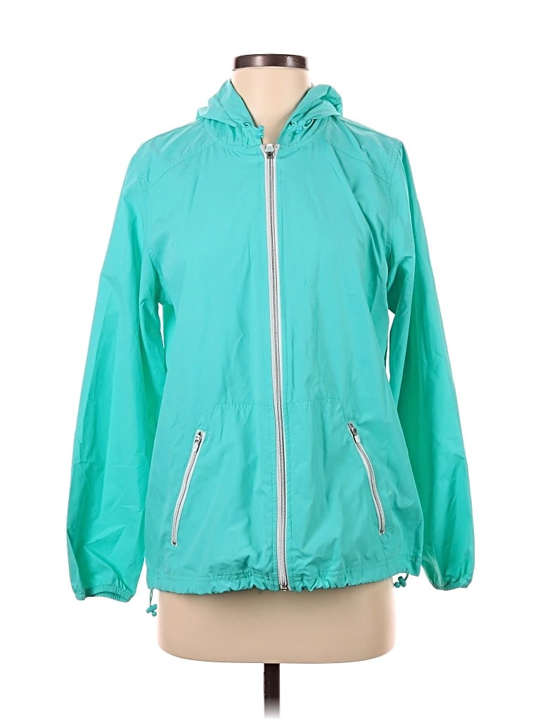 Pre-owned Style & Co Windbreaker Jacket In Blue