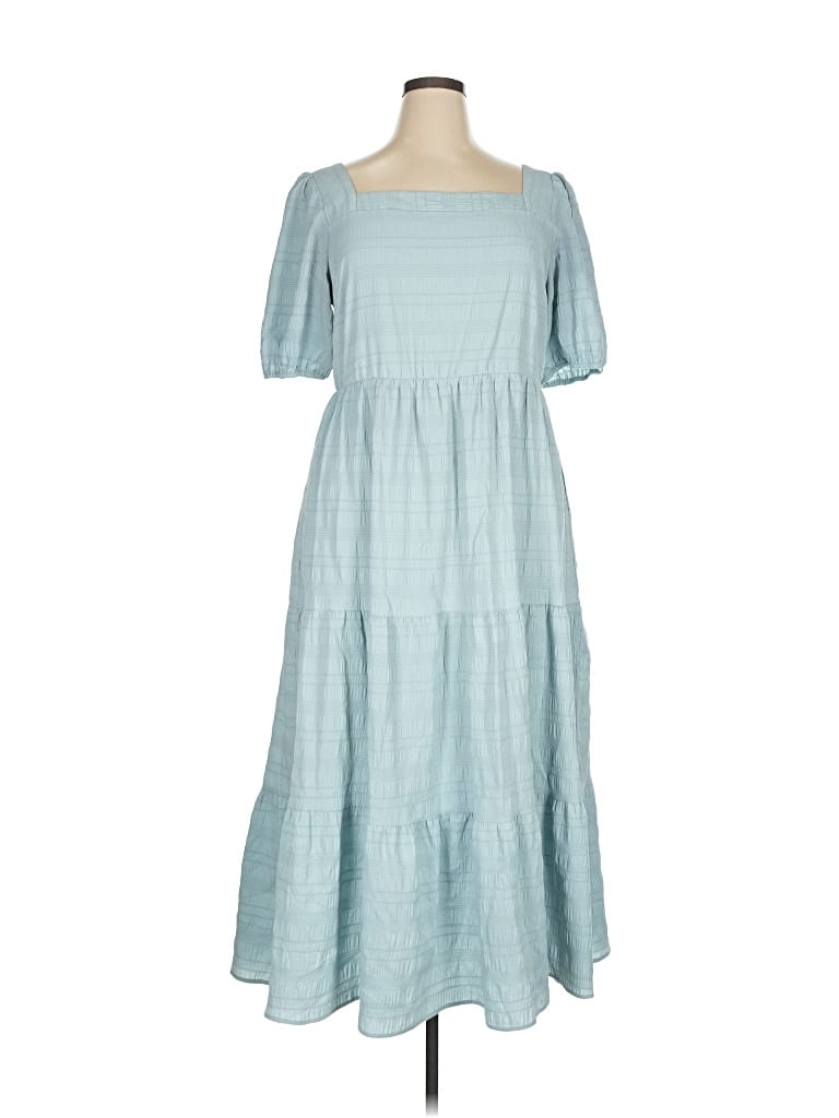 Pre-owned Fashion Casual Dress In Blue