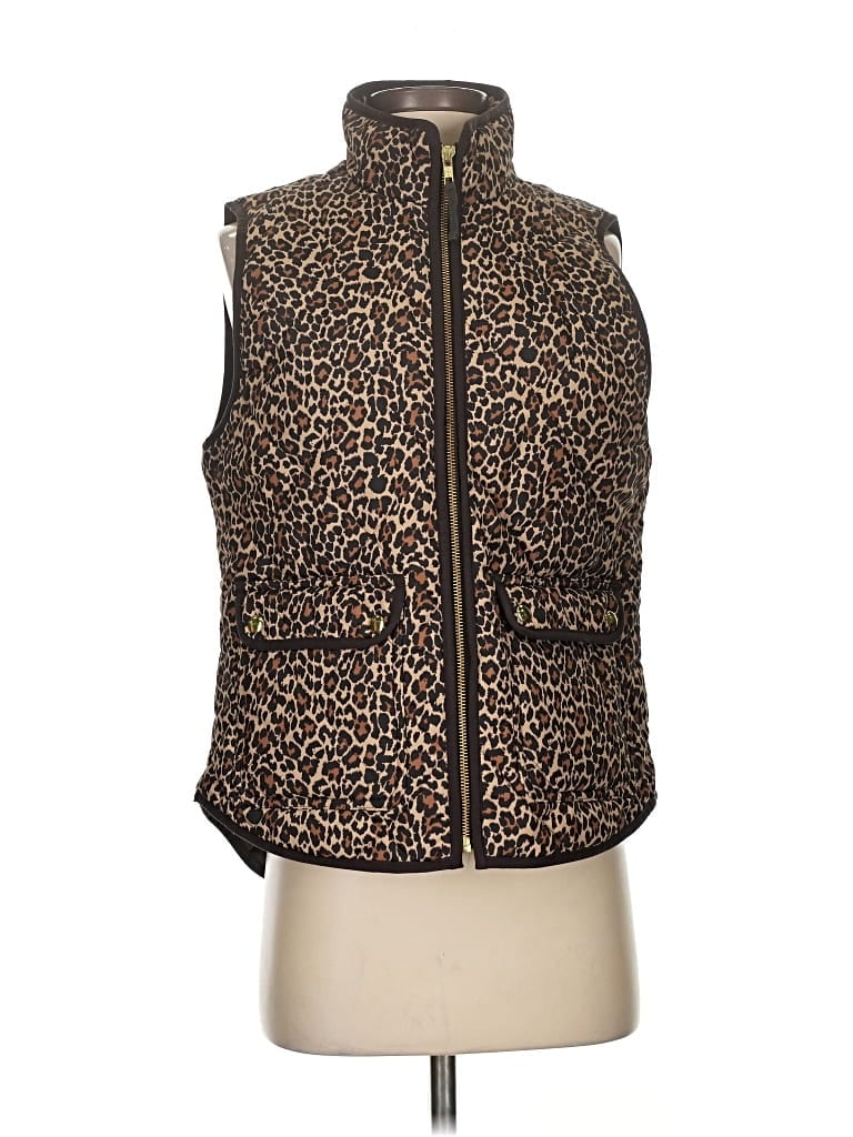 Pre-owned J.crew Factory Store Vest In Gold