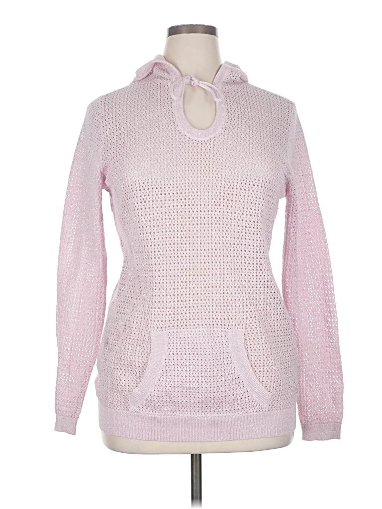 CHARMING CHARLIE Pre-owned Long Sleeve Top Pink Cowl Neck Tops
