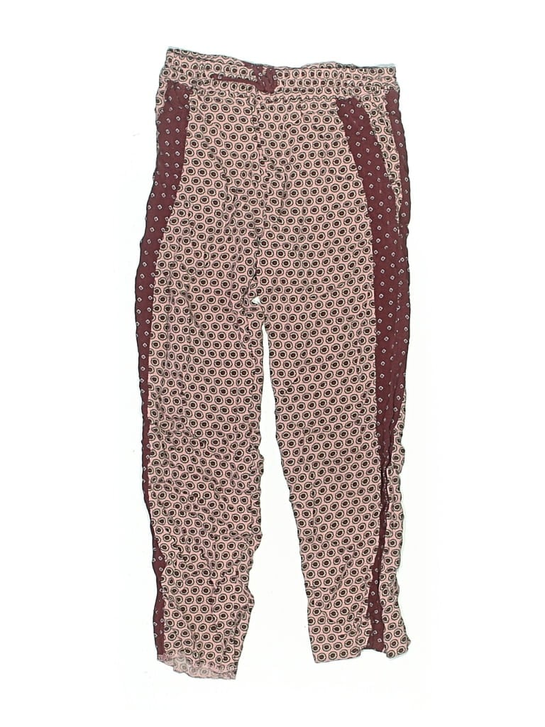 Pre-owned Zara Kids' Casual Pants In Burgundy