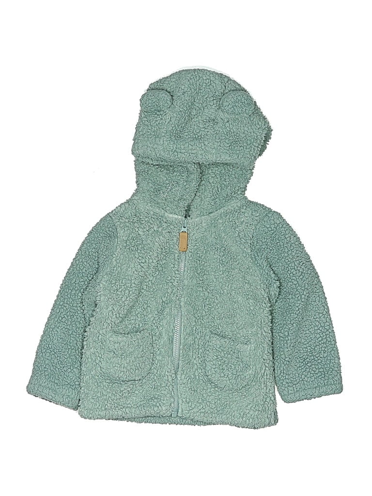 Pre-owned Carter's Babies' Zip Up Hoodie In Blue