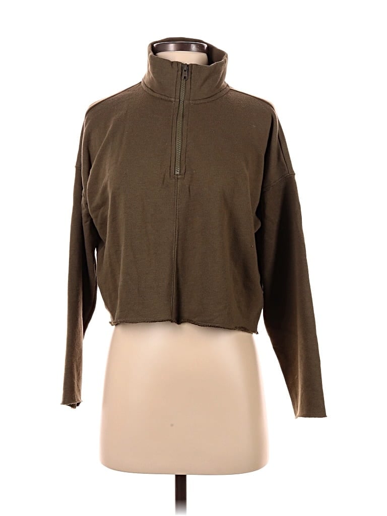 Pre-owned Aerie Turtleneck Sweater In Brown