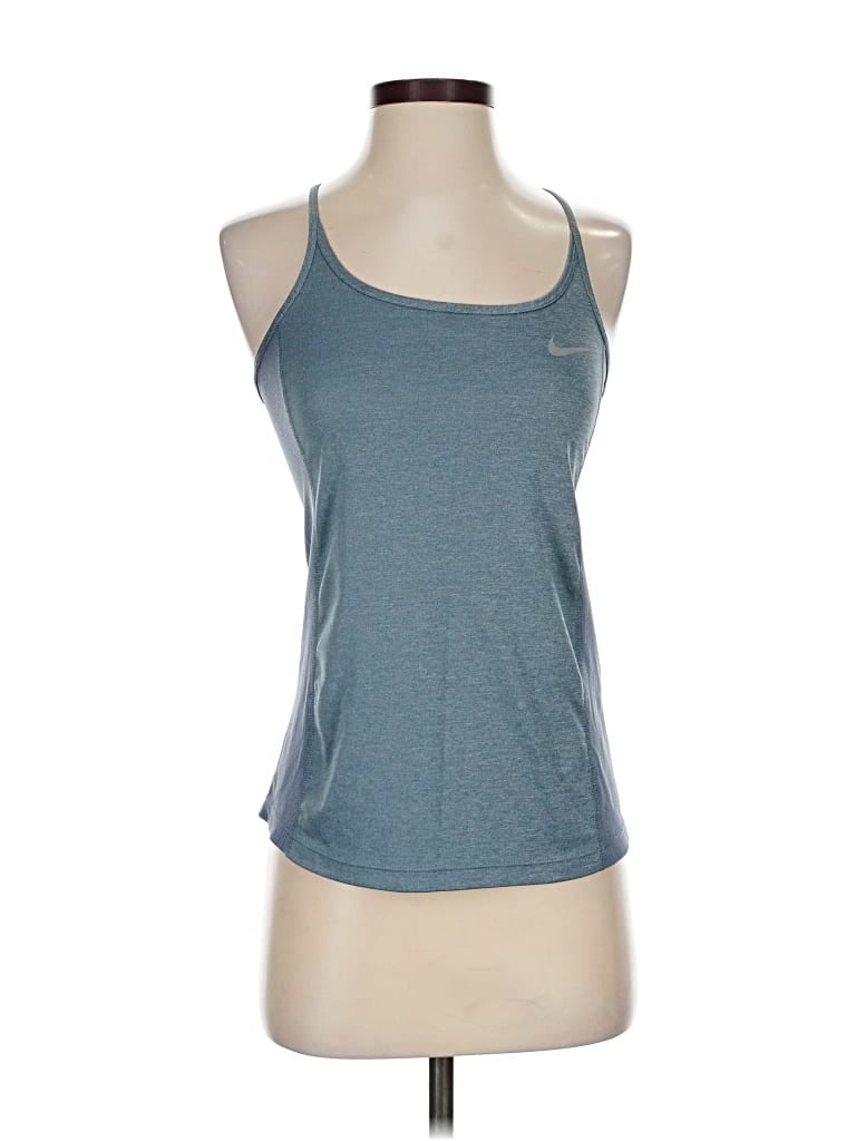 Pre-owned Nike Active Tank Top In Blue