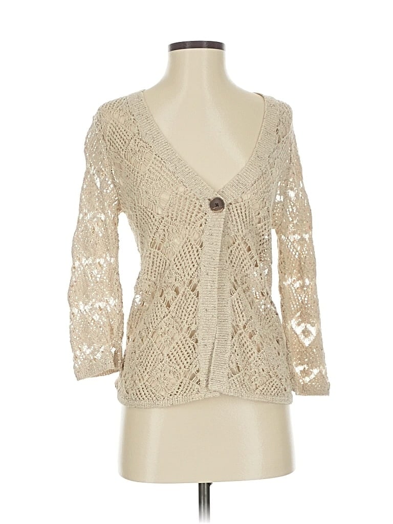 JONES NEW YORK SIGNATURE Pre-owned Cardigan Sweater In White