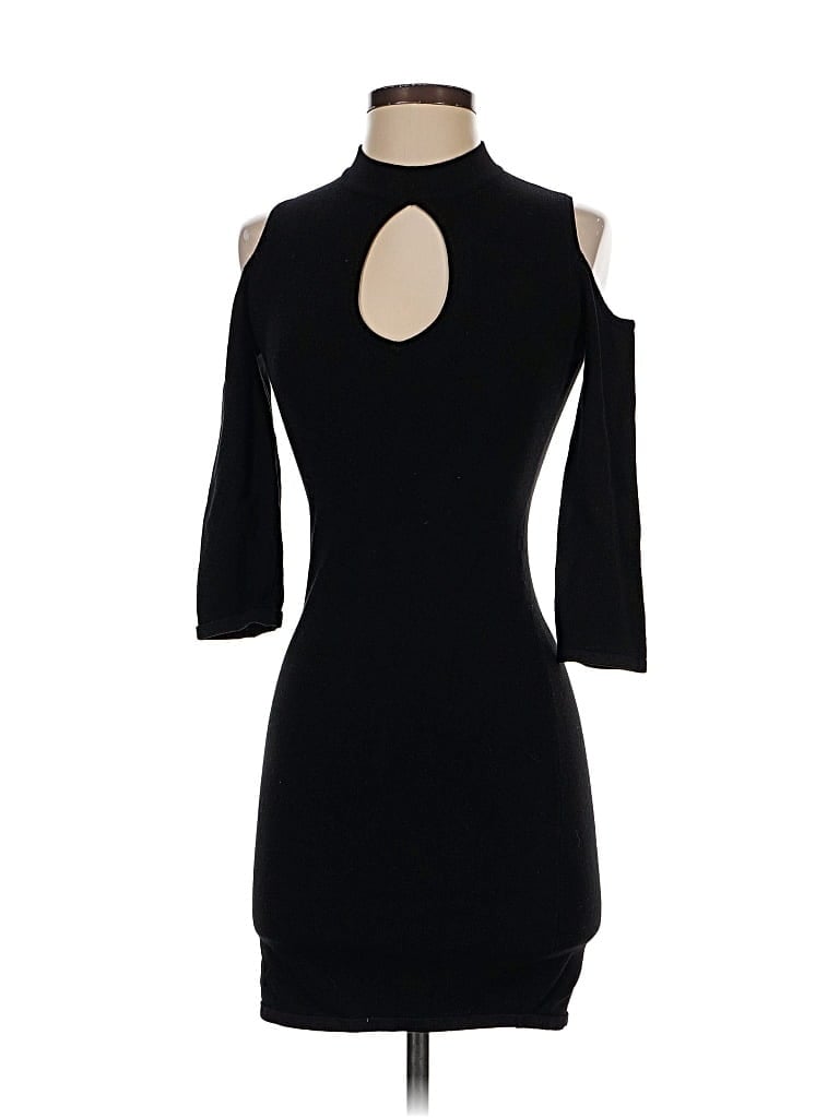 Pre-owned Bebe Cocktail Dress In Black