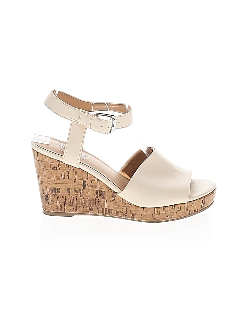 Pre-owned Franco Sarto Wedges In White
