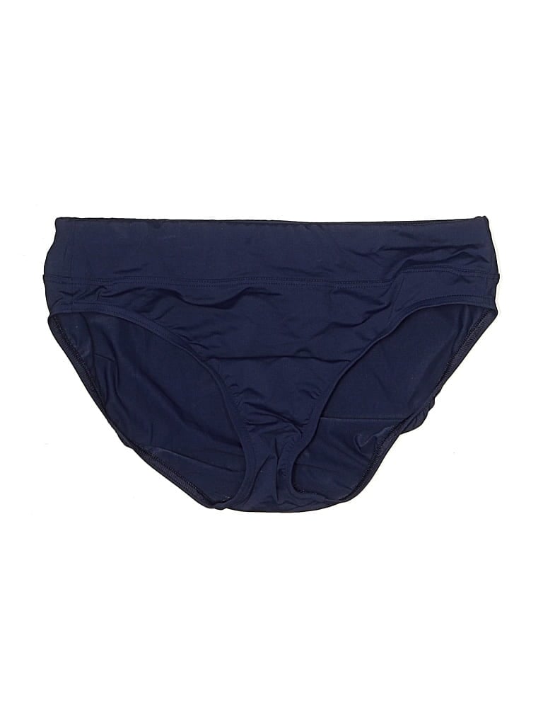 Pre-owned Lands' End Swimsuit Bottoms In Blue