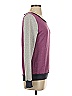 Splendid Color Block Purple Sweatshirt Size S - photo 4