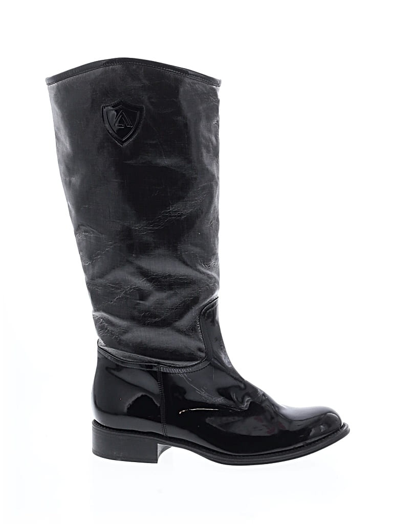 Pre-owned Aquatalia Boots In Black