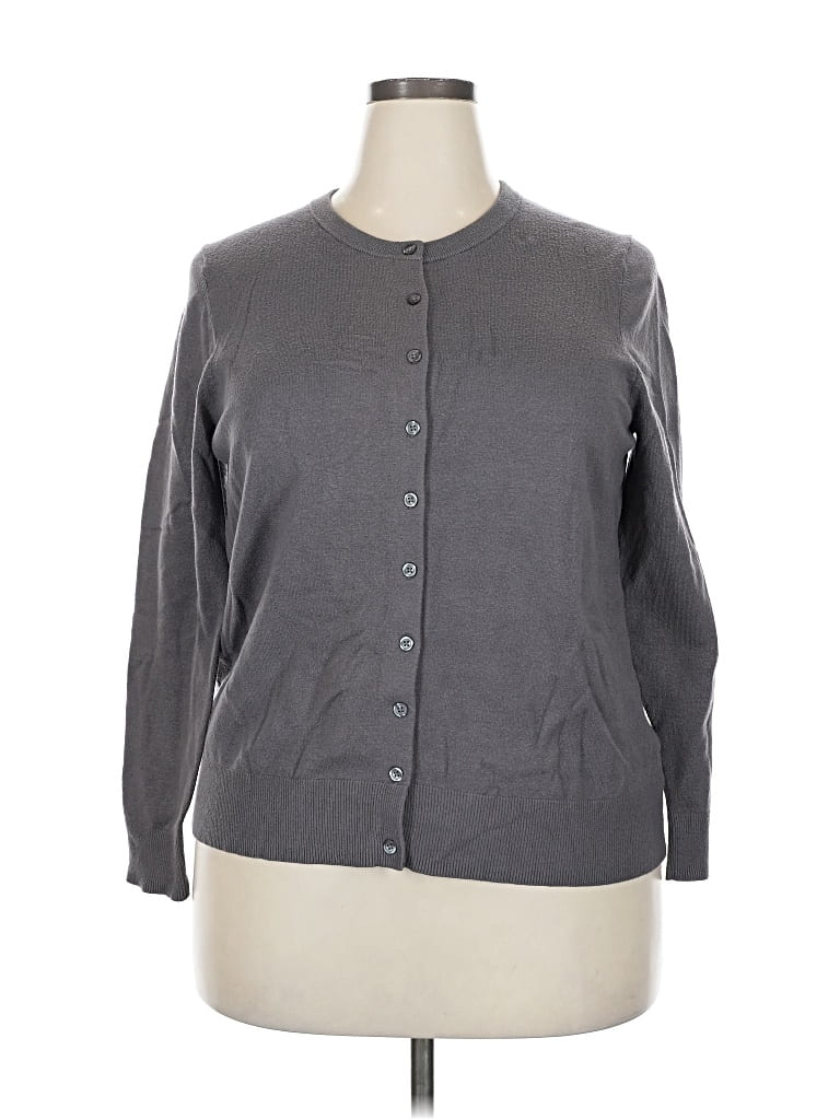 Pre-owned Torrid Cardigan Sweater In Gray