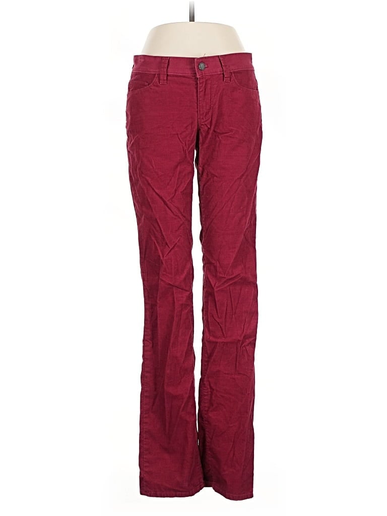 Pre-owned Ann Taylor Casual Pants In Burgundy