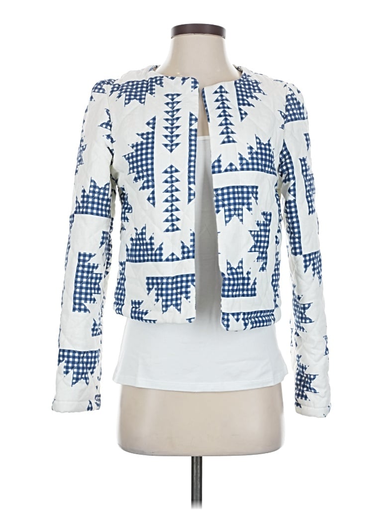 Pre-owned Caroline Constas Cardigan Sweater In White