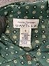 Rena Rowan 100% Rayon Polka Dots Green Long Sleeve Blouse Size 4 - photo 7