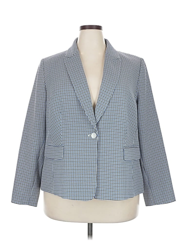 Pre-owned Tahari By Asl Blazer Jacket In Blue