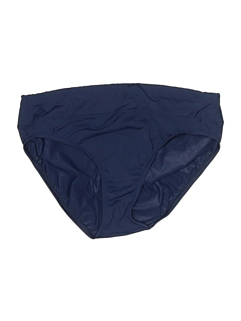 Pre-owned Lands' End Swimsuit Bottoms In Blue