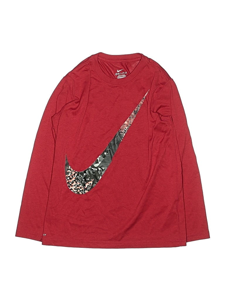 Pre-owned Nike Kids' Active T-shirt In Red