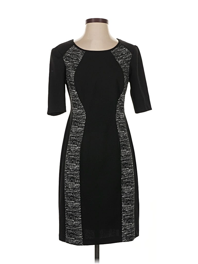 Pre-owned Connected Apparel Cocktail Dress In Black