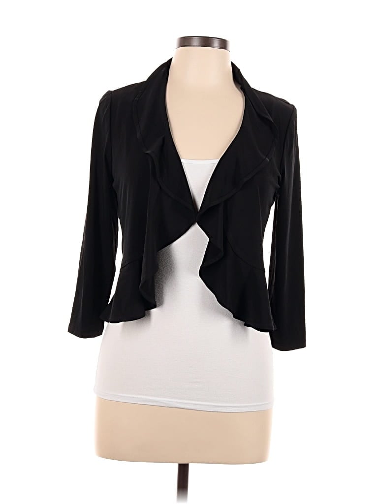 Pre-owned Glamour Blazer Jacket In Black