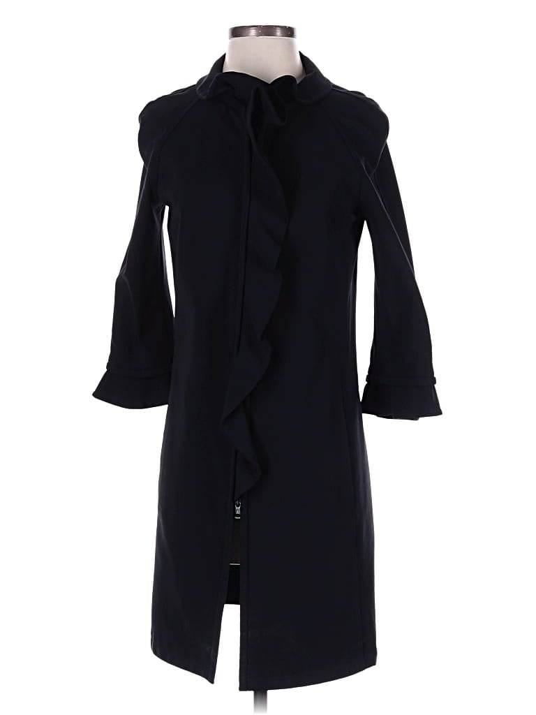 Pre-owned Valentino Coat In Black