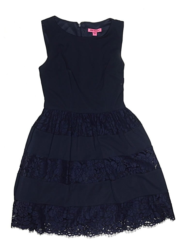 Pre-owned Betsey Johnson Kids' Dress In Blue