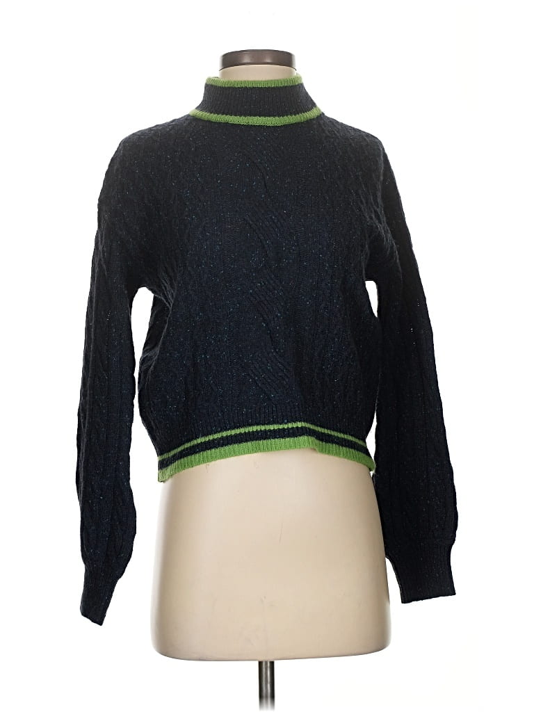 Pre-owned Veda Turtleneck Sweater In Black