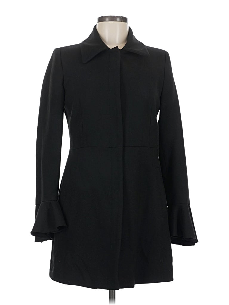 Pre-owned Zara Basic Coat In Black