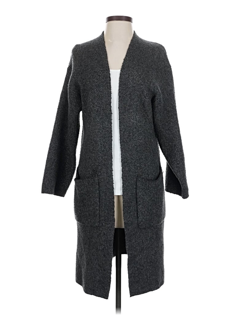 Pre-owned Uniqlo Cardigan Sweater In Gray