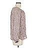 Gerard Darel Floral Purple Long Sleeve Blouse Size 8 (40) - photo 4