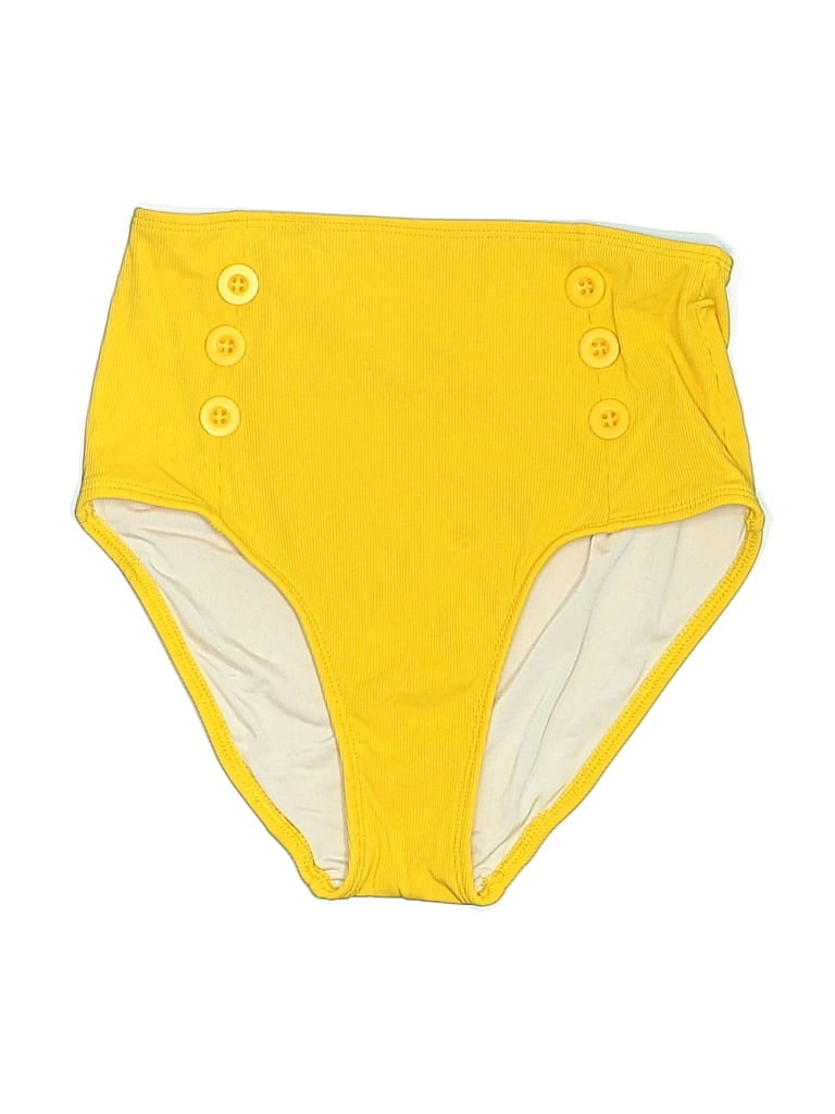 Pre-owned Shoshanna Swimsuit Bottoms In Yellow