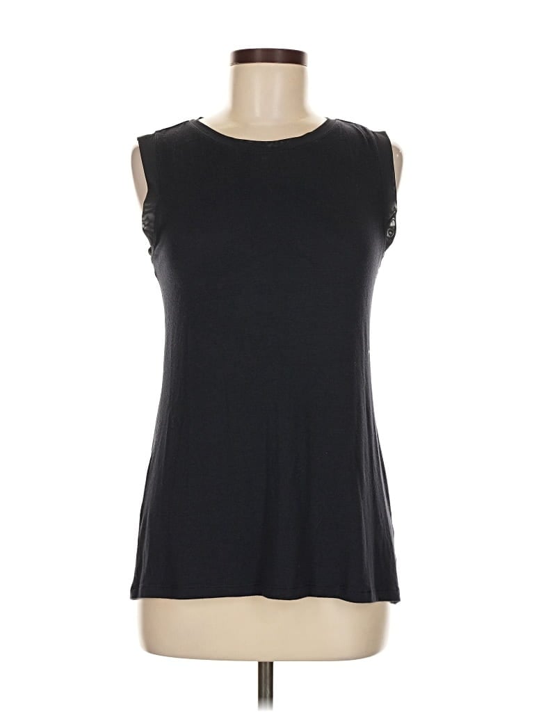 Pre-owned Athleta Sleeveless T-shirt In Black