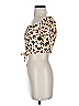 RESA Ivory Short Sleeve Blouse Size S - photo 5
