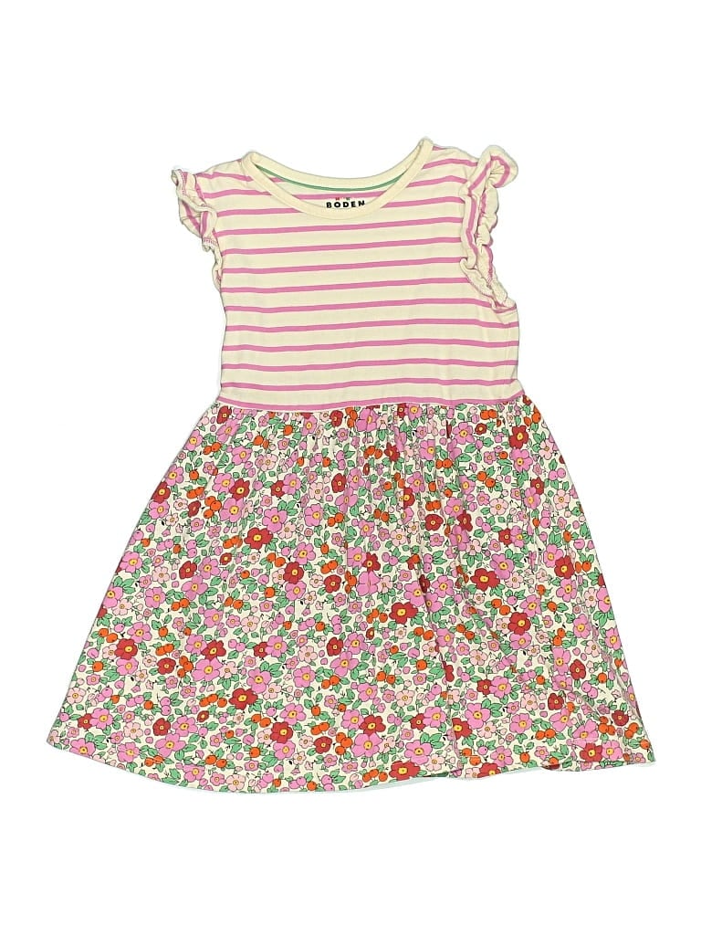 Pre-owned Mini Boden Kids' Dress In Pink