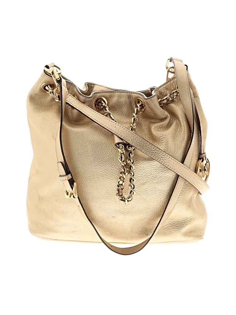 Pre-owned Michael Michael Kors Leather Satchel In Brown